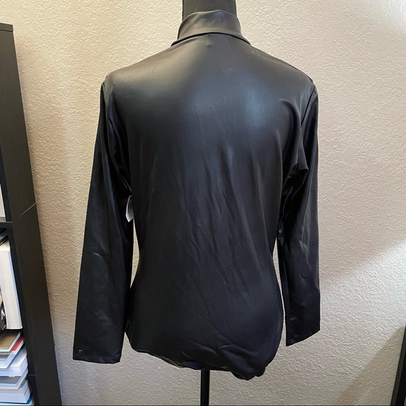 NWT Frederick’s of Hollywood Bree Long Sleeve Bodysuit (Black, L/XL) - Picture 5 of 15